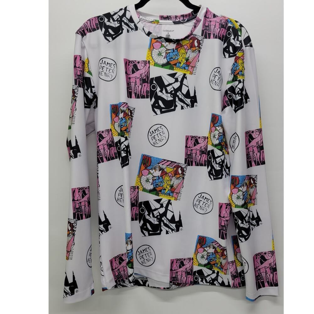Swiminista x James Peter Henry Good Vibes Rashguard Art Toss Print